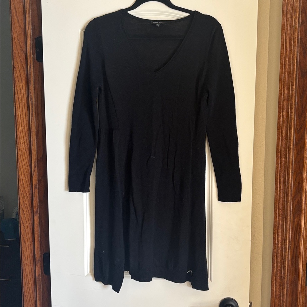 Eileen Fisher Black Knit Top